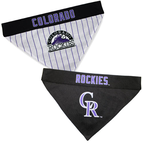 Colorado Rockies Reversible Dog Bandana