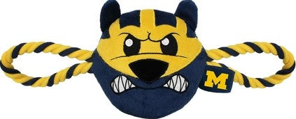 Michigan Wolverines Rope Mascot Toy