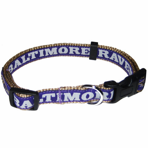 Baltimore Ravens Dog Collar