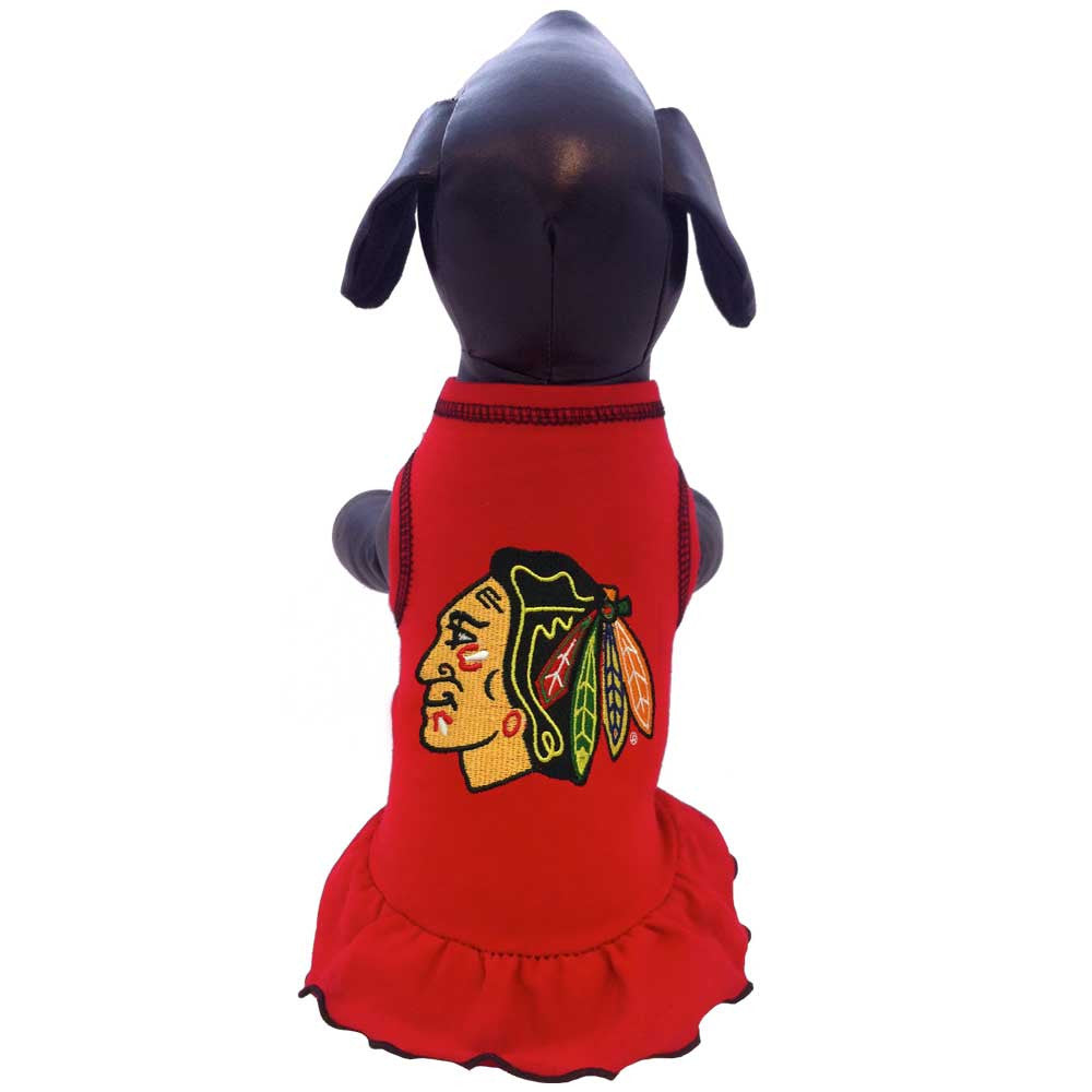 Chicago Blackhawks Ice Girl Dog Dress