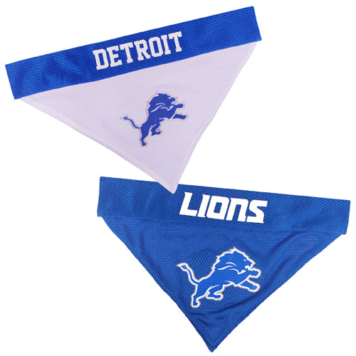 Detroit Lions Reversible Dog Bandana