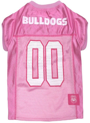 Georgia Bulldogs Pink Dog Jersey