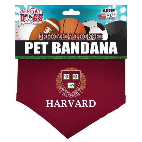 Harvard Crimson Dog Bandana