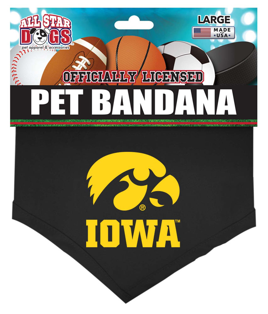 Iowa Hawkeyes Dog Bandana