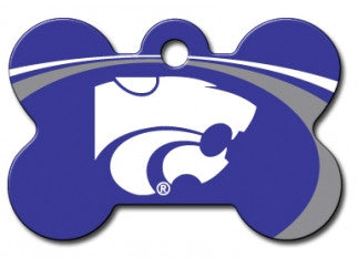 Kansas State Wildcats Dog ID Tag