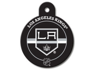LA Kings Round Hockey Puck Dog ID Tag