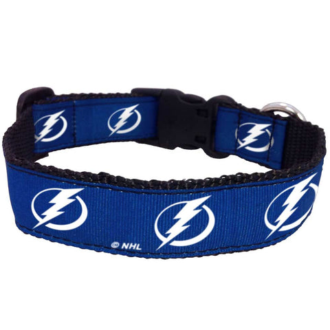 Tampa Bay Lightning Premium Dog Collar