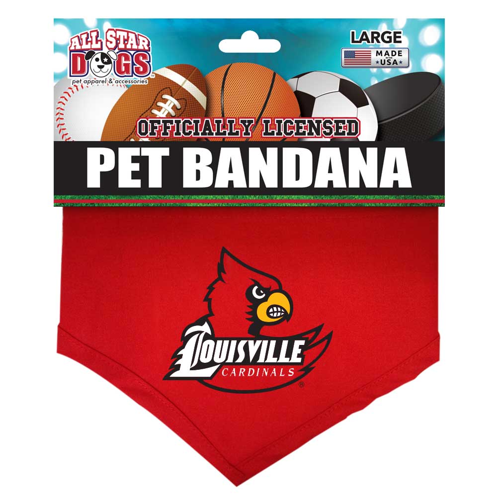 Louisville Cardinals Dog Bandana