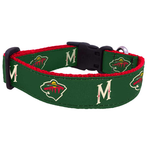 Minnesota Wild Premium Dog Collar