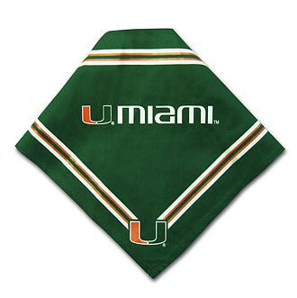 Miami Hurricanes Dog Bandana (Discontinued)