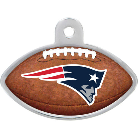 New England Patriots Football Dog ID Tag