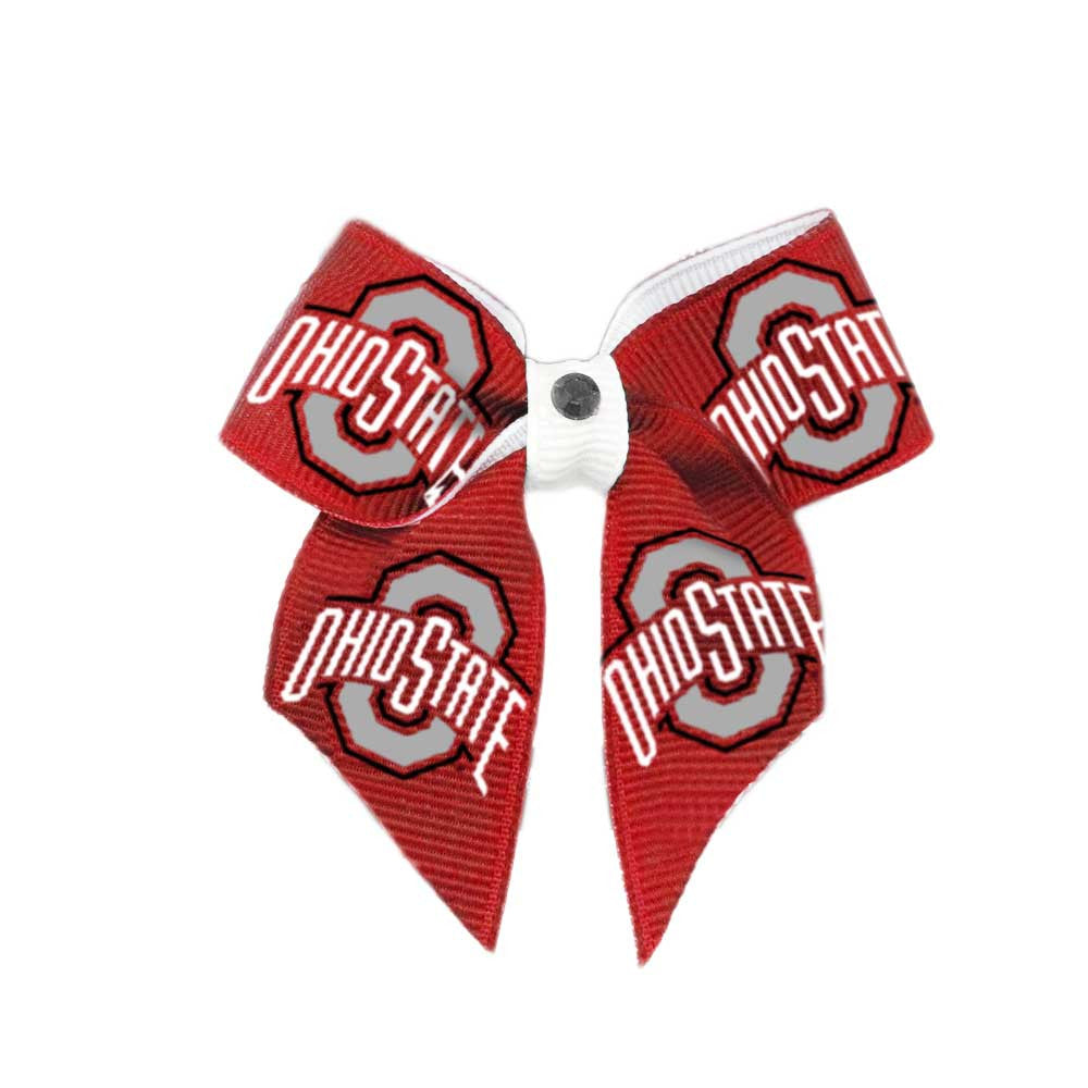 Ohio State Buckeyes Dog Hair Bow