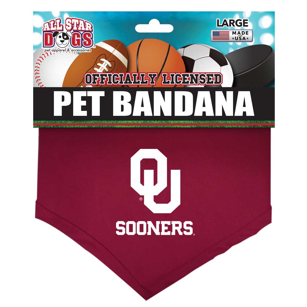 Oklahoma Sooners Dog Bandana