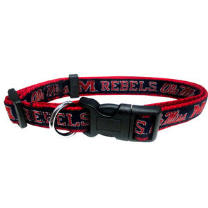 Mississippi Rebels Dog Collar