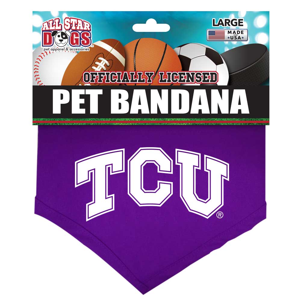TCU Horned Frogs Dog Bandana – Athletic Pets