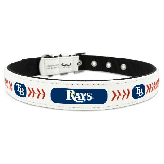 Tampa Bay Rays Leather Dog Collar