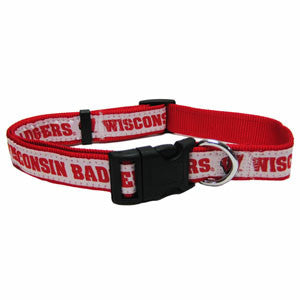 Wisconsin Badgers Dog Collar