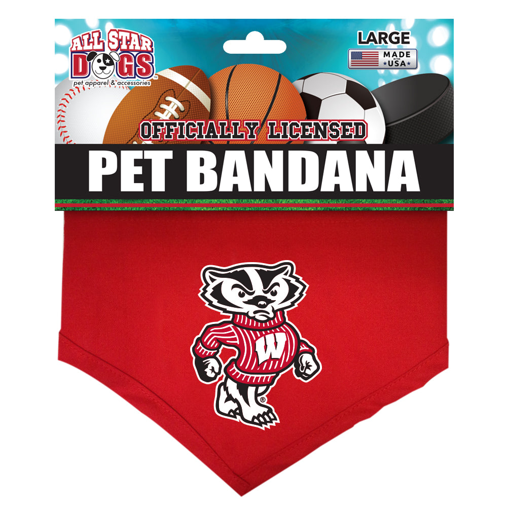 Wisconsin Badgers Dog Bandana