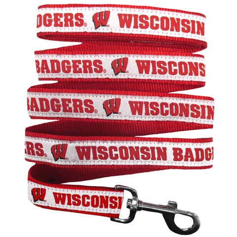 Wisconsin Badgers Dog Leash