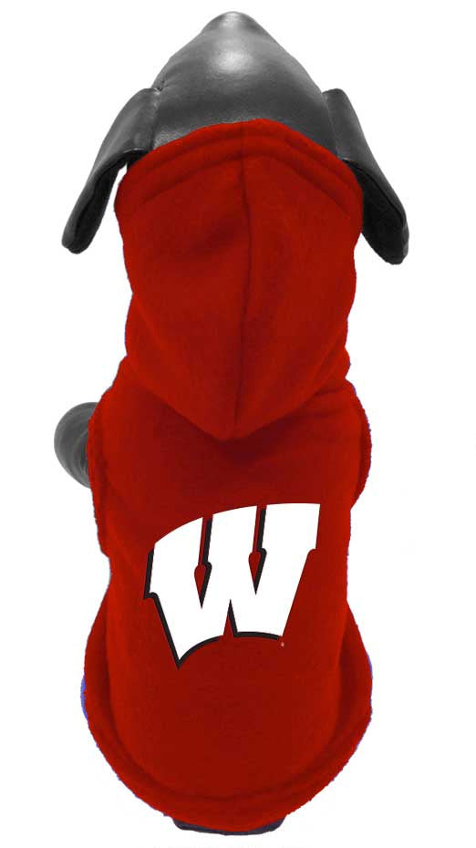 Wisconsin Badgers Dog Polar Fleece Hoody