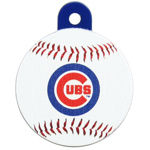 Chicago Cubs Round Baseball Dog ID Tag