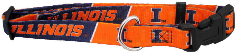 Illinois Fighting Illini Dog Collar (Discontinued)