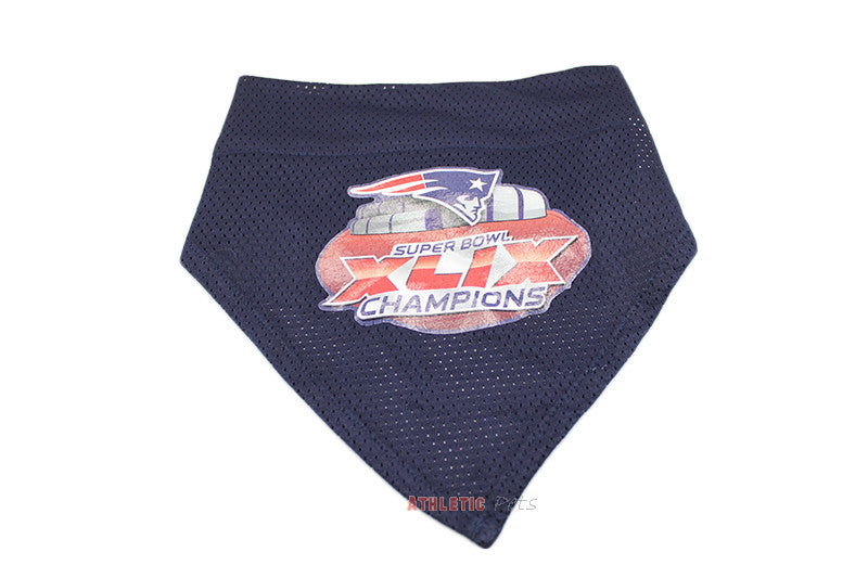 New England Patriots Superbowl XLIX Champion Dog Bandana