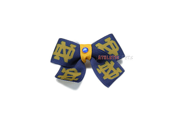 Notre Dame Fighting Irish Dog Hair Bow