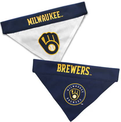 Milwaukee Brewers Reversible Dog Bandana