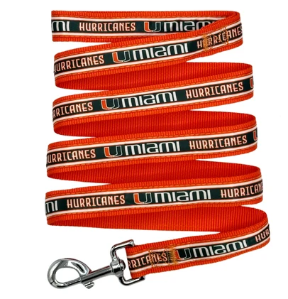 Miami Hurricanes Dog Leash