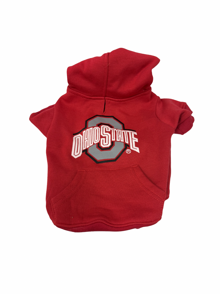 Ohio State Buckeyes Dog Hooded Sweatshirt