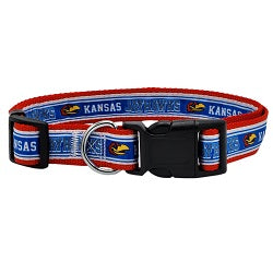 Kansas Jayhawks Dog Collar
