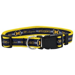 Michigan Wolverines Dog Collar