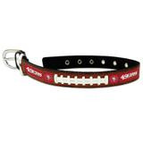 San Francisco 49ers Leather Dog Collar