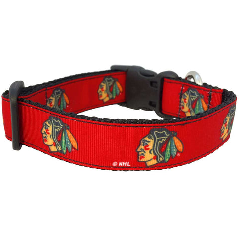 Chicago Blackhawks Premium Dog Collar