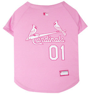 St. Louis Cardinals Pink Dog Jersey