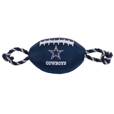 Dallas Cowboys Nylon Football Dog Toy