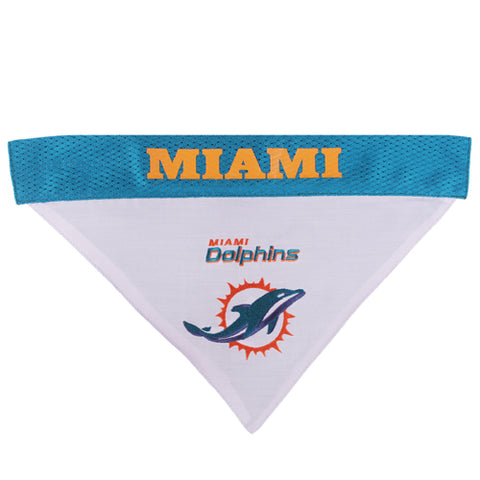 Miami Dolphins Reversible Dog Bandana