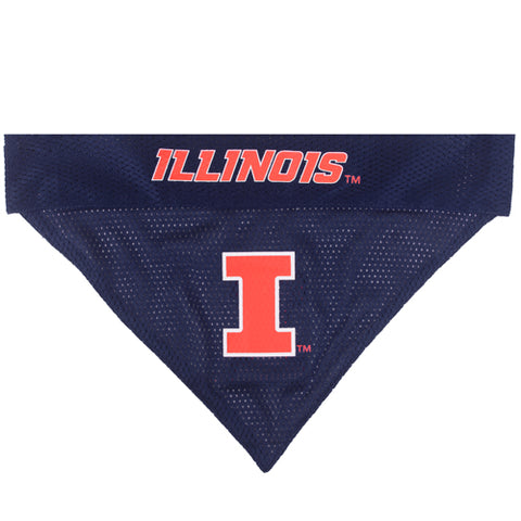 Illinois Fighting Illini Reversible Dog Bandana