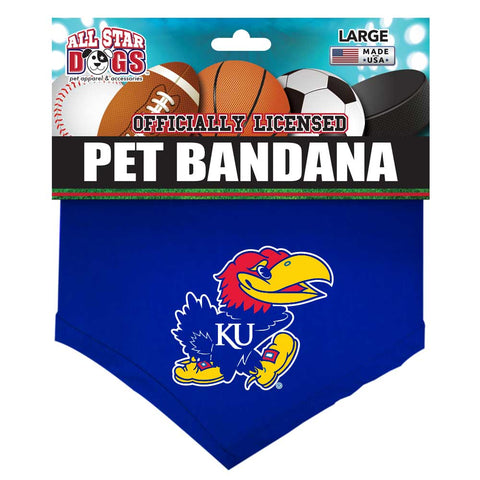 Kansas Jayhawks Dog Bandana