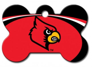 2~Louisville Cardinals NCAA Paracord Charms Oval or Mini Dog Tag