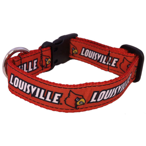 Louisville Cardinals Premium Dog Collar