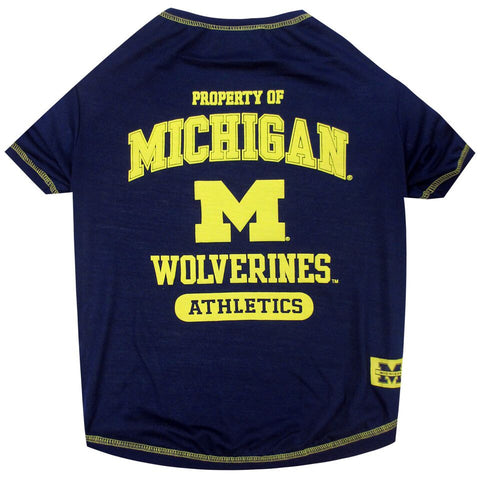 Michigan Wolverines Dog T-Shirt