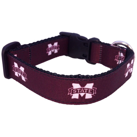 Mississippi State Bulldogs Premium Dog Collar