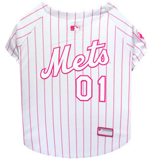 New York Mets Pink Dog Jersey