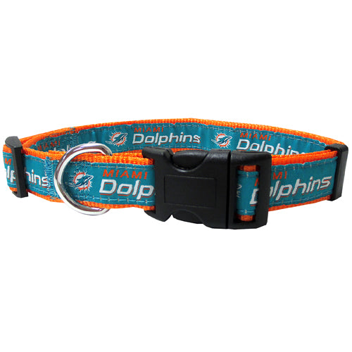 Miami Dolphins Dog Collar