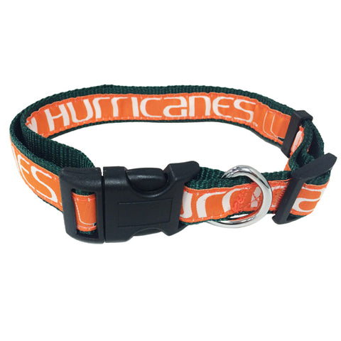 Miami Hurricanes Dog Collar
