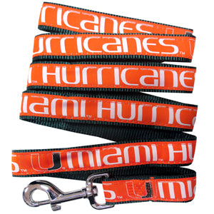 Miami Hurricanes Dog Leash