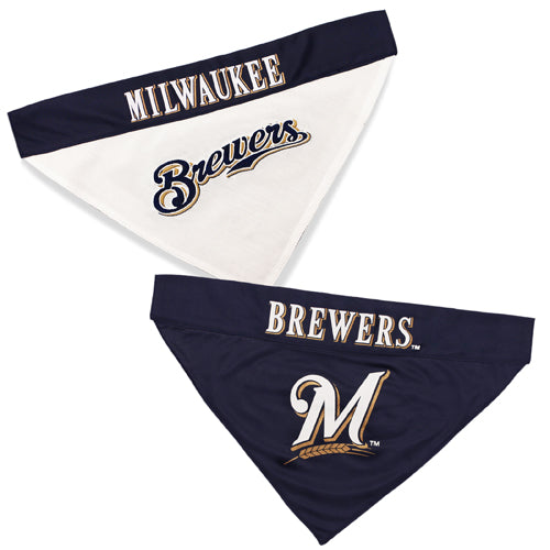 Milwaukee Brewers Reversible Dog Bandana