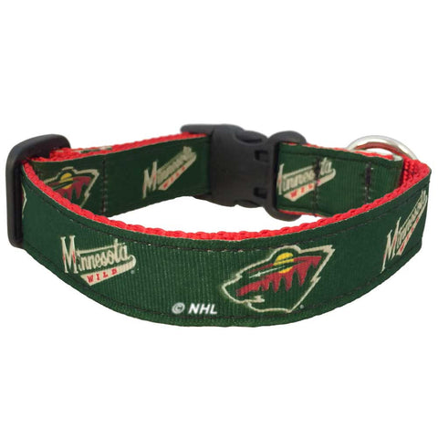 Minnesota Wild Premium Dog Collar